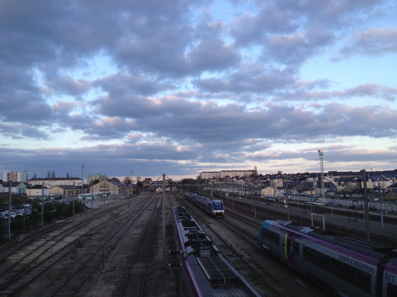 view from Laval Station