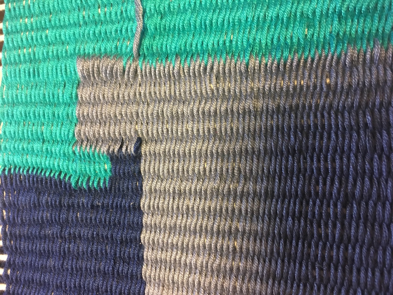 woven textile showing Fibonacci series