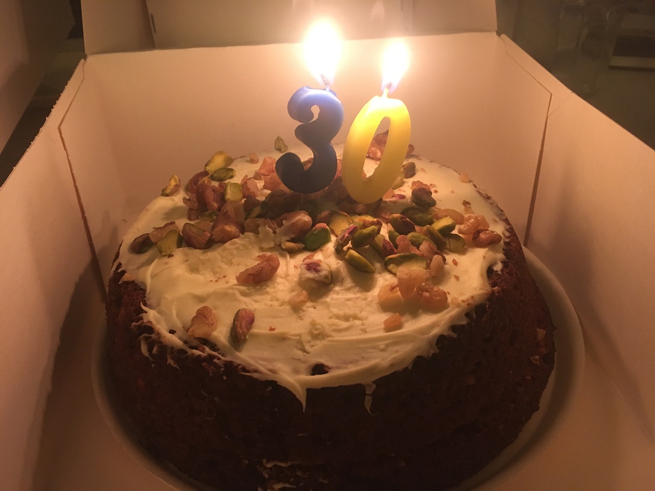 a birthday cake